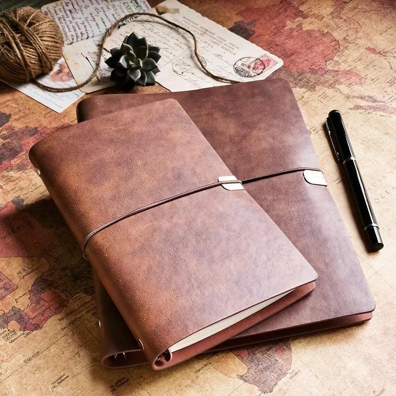 A5 Caderno de Couro Pu , Diário , Livro , Papelaria , Escola , Acessórios de Escritório — R$ 81,20 em Shopee, 50% OFF