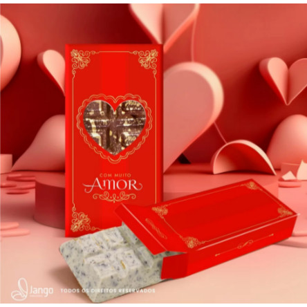 10  CAIXA PARA BARRA 150G COM VISOR PAIXÃO 3188 ( DIA DOS NAMORADOS JANGO 2026 ) OUTLET em Oferta na Shopee