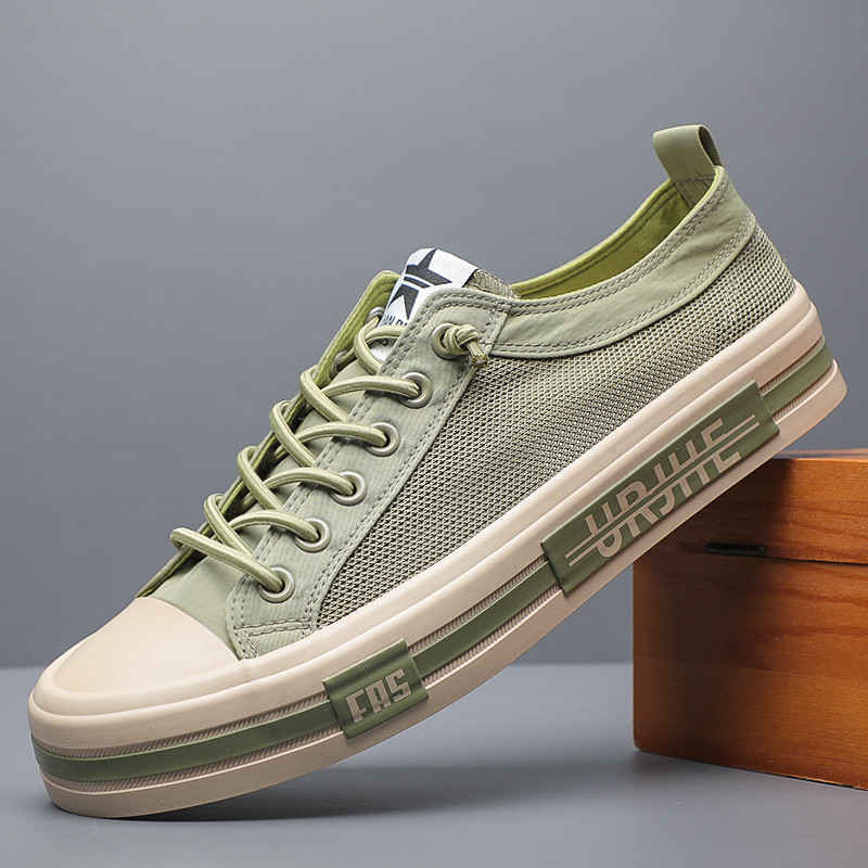 Sapatos de rede masculinos de verão velhos sapatos de pano de pequim sapatos masculinos sapatos esportivos casuais desli