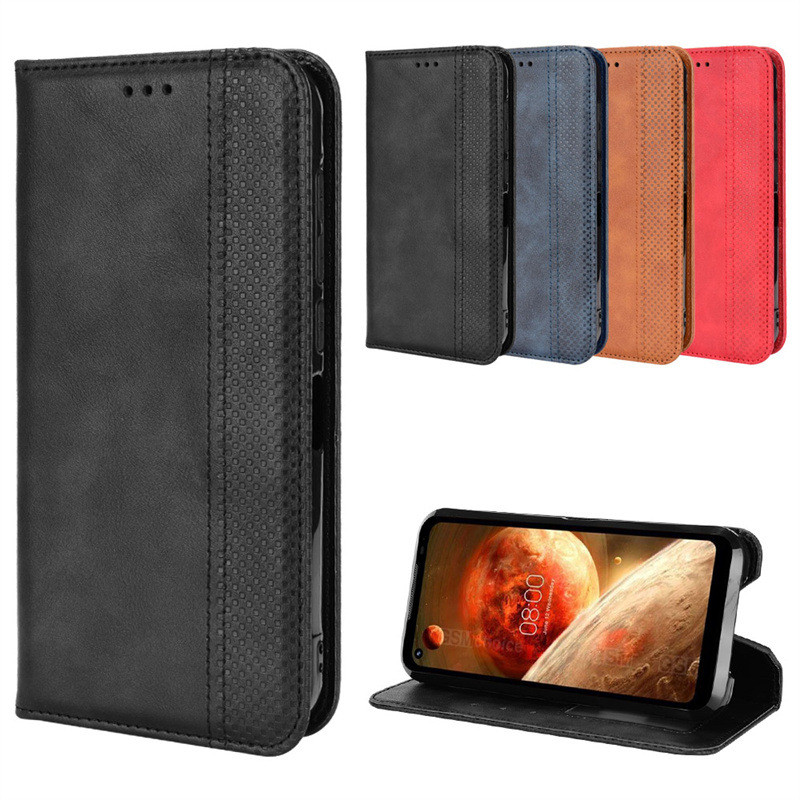 Adequado para doogee S97 pro caso de telefone doogee S96 pro caso de couro do telefone Flip cartão capa protetora dinhei