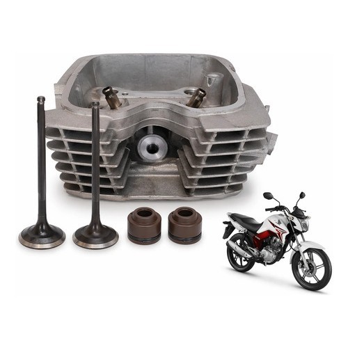 Cabecote Motor Valvulas Guia Cg Fan 150 2009 2010 2011 2012