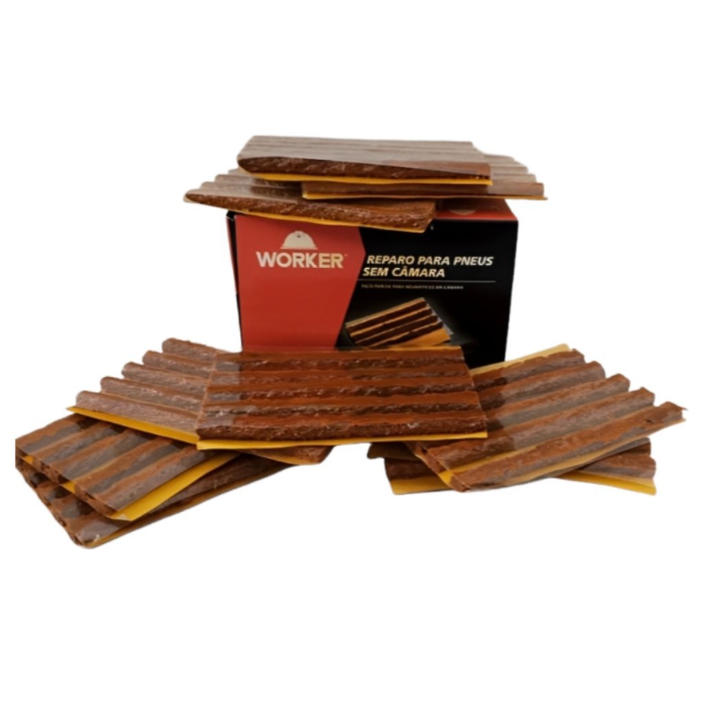 Kit com 5/10/15 Refil Reparo de Pneu Para Carro Worker