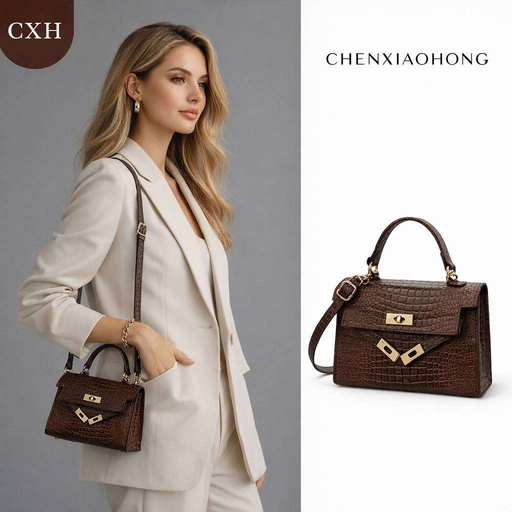 CHENXIAOHONG Bolsas de ombro, bolsas crossbody shoutibao, bolsas de couro, retrô