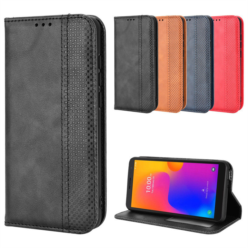 Adequado para TCL 303 caso de telefone cartão alcatel alcatel 1B 2022 magnético Flip telefone capa de couro