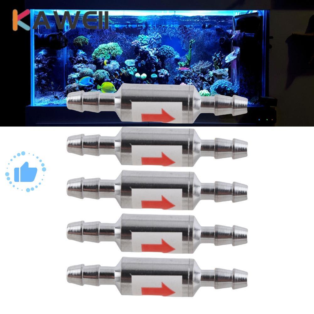 KAWEII Conjunto De 5 Peças De Válvula De Retenção De CO2 , À Prova Durável De 1 Via Tanque De Peixes De Aço Inoxidável