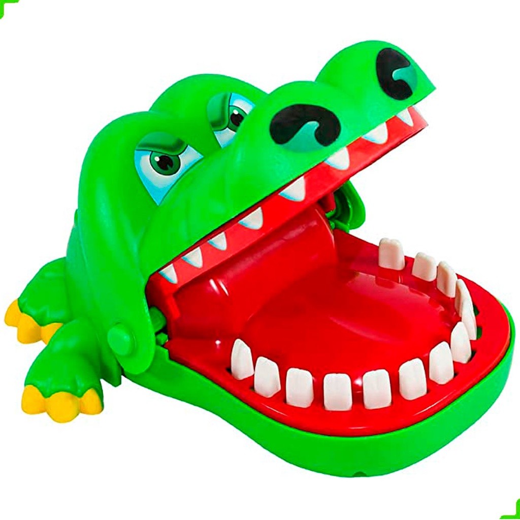 Brinquedo Crocodilo Dentista Desafio Jogo Morde jacare Dente