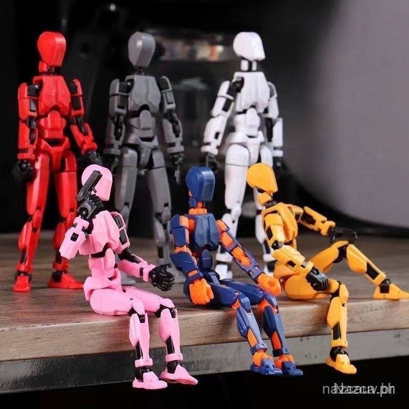 Figura de Ação 3D Lucky 13 Descompressão Figuras Móveis Multiarticuladas Impressas Personalizadas Estilo Mecânico Robô D