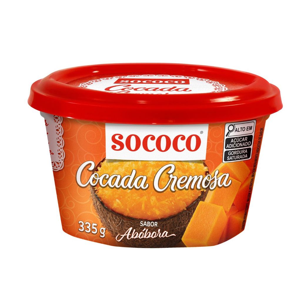 Cocada Doce Cremosa de Abóbora Sococo 335g