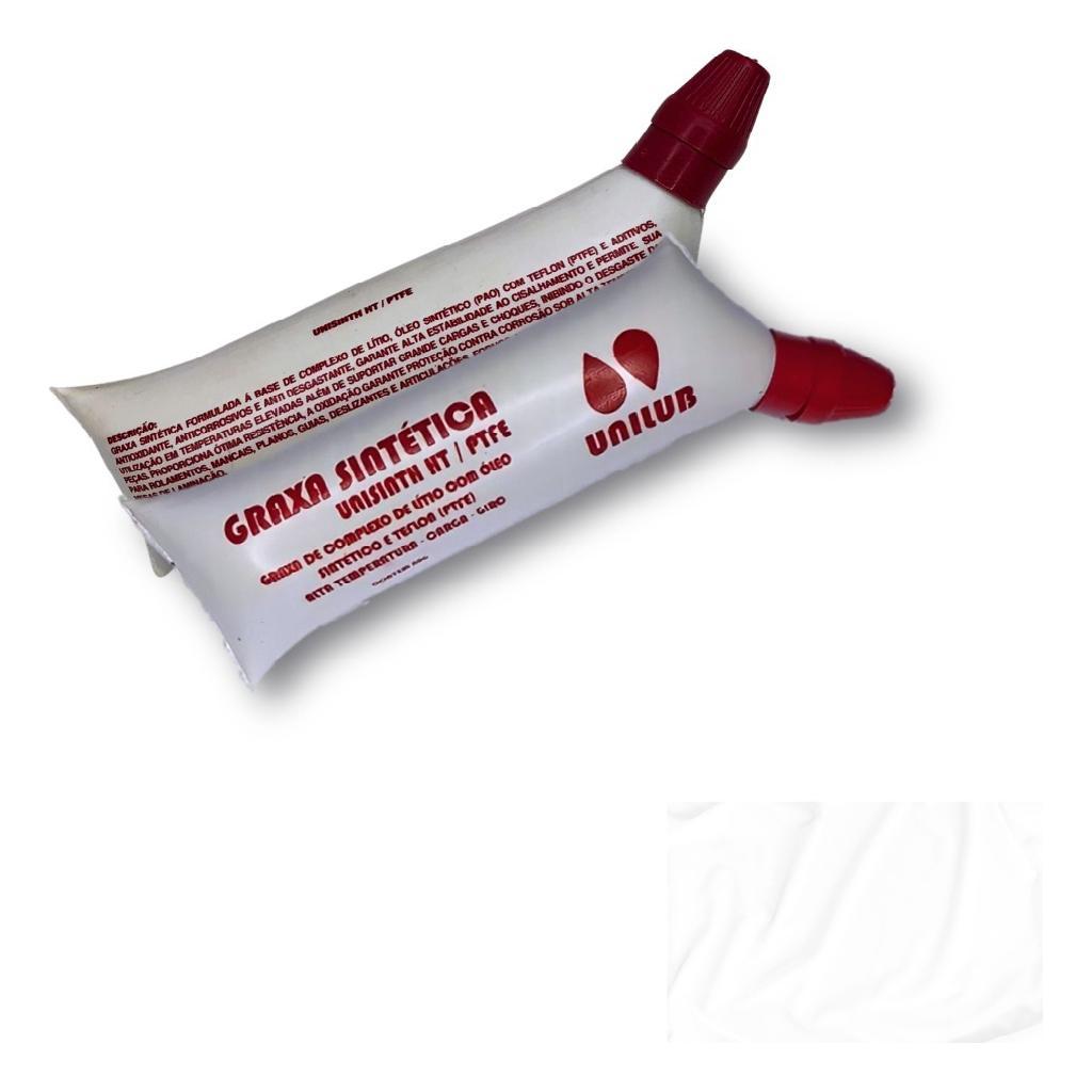 Detalhes do Graxa Sintética  Branca 80g Alta temperatura - PARA IMPRESSORA 3D e Gráfica- PTFE Unilub