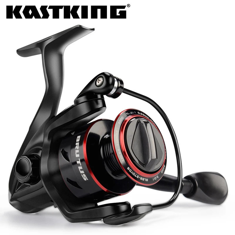 Carretilha de Pesca KastKing Brutus Super Leve, 8KG de Resistência Máxima, Relação de Transmissão 5.2:1, para Pesca de C