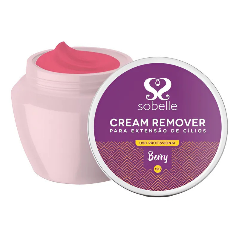 Berry Removedor em Creme Para Remoção De Extensão de Cílios Sobelle | Alongamento De Cílios