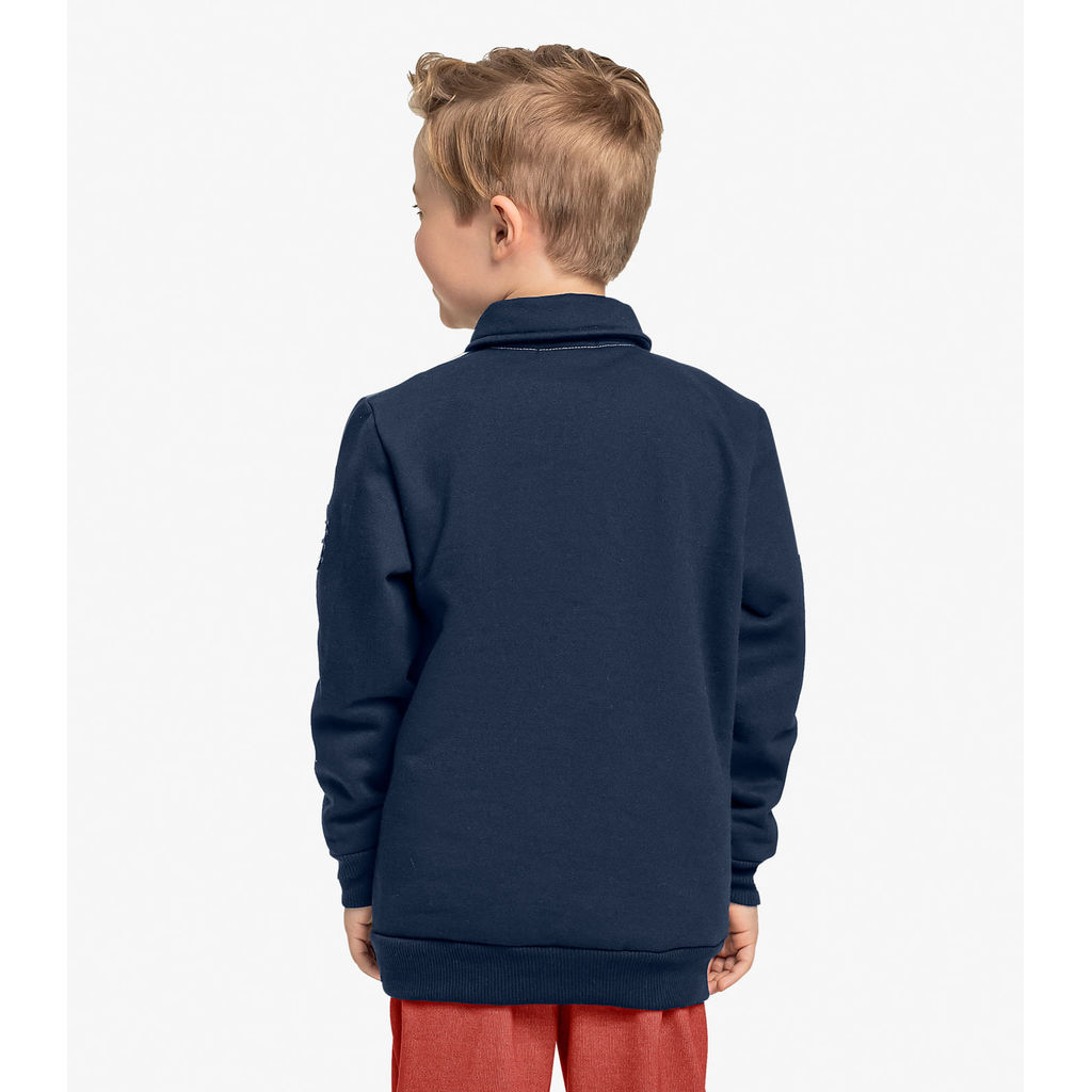 Detalhes do Blusão Infantil Menino Trick Nick Azul