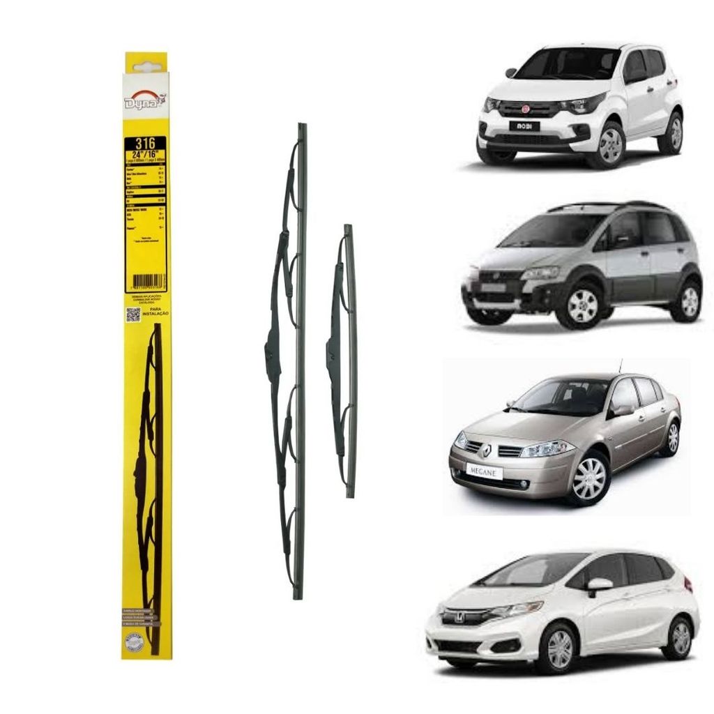 Palheta Dianteira Fiat Idea, Renault Scenic, Megane Scenic, Honda Fit etc
