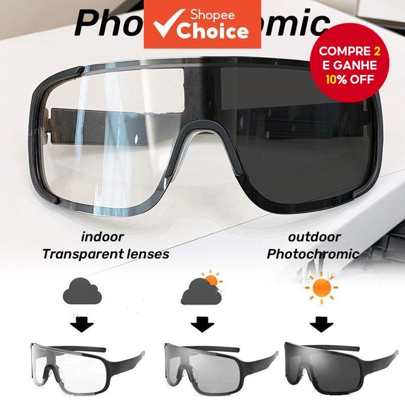 Óculos Fotocromáticos Unissex Para Ciclismo – Leves Mountain Bike , Corrida De Trilhas E Deslocamento Urbano ​