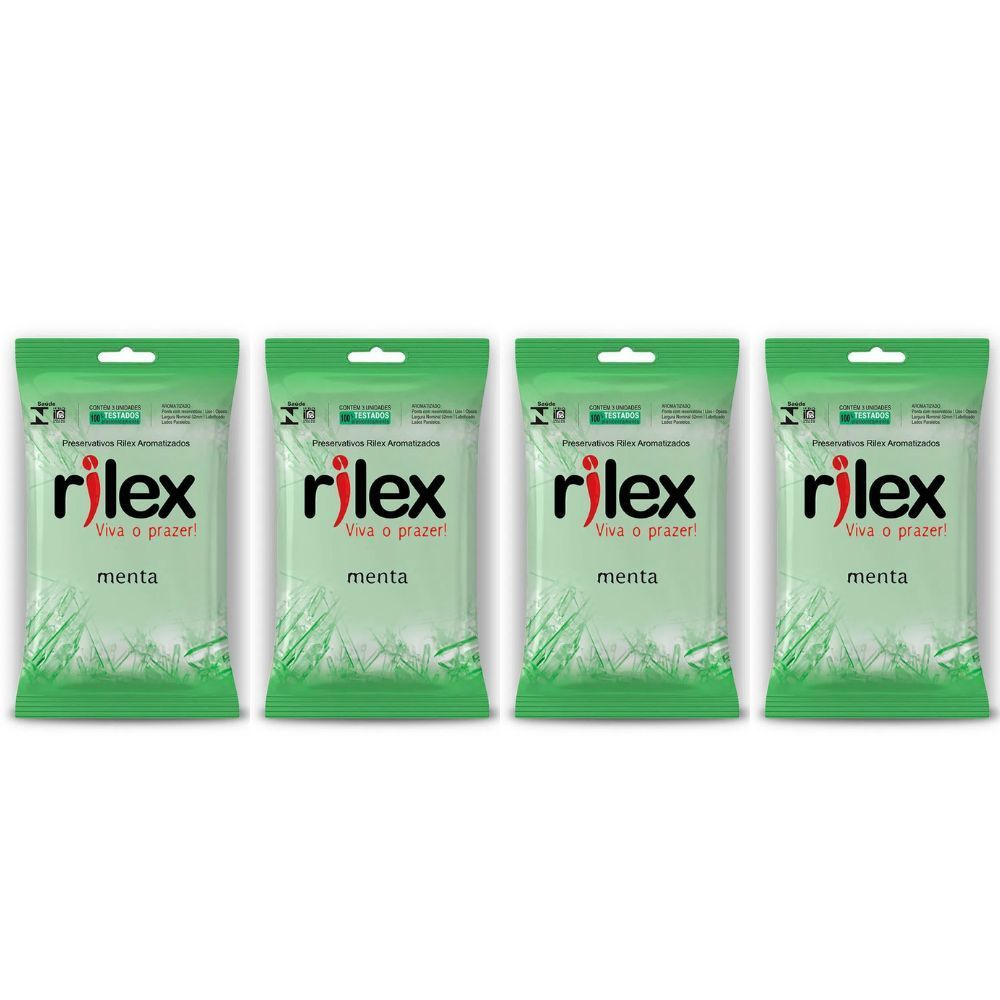 Kit com 12 Camisinhas Aromáticas Rilex Sabores sortidos — imagem 2 de 2