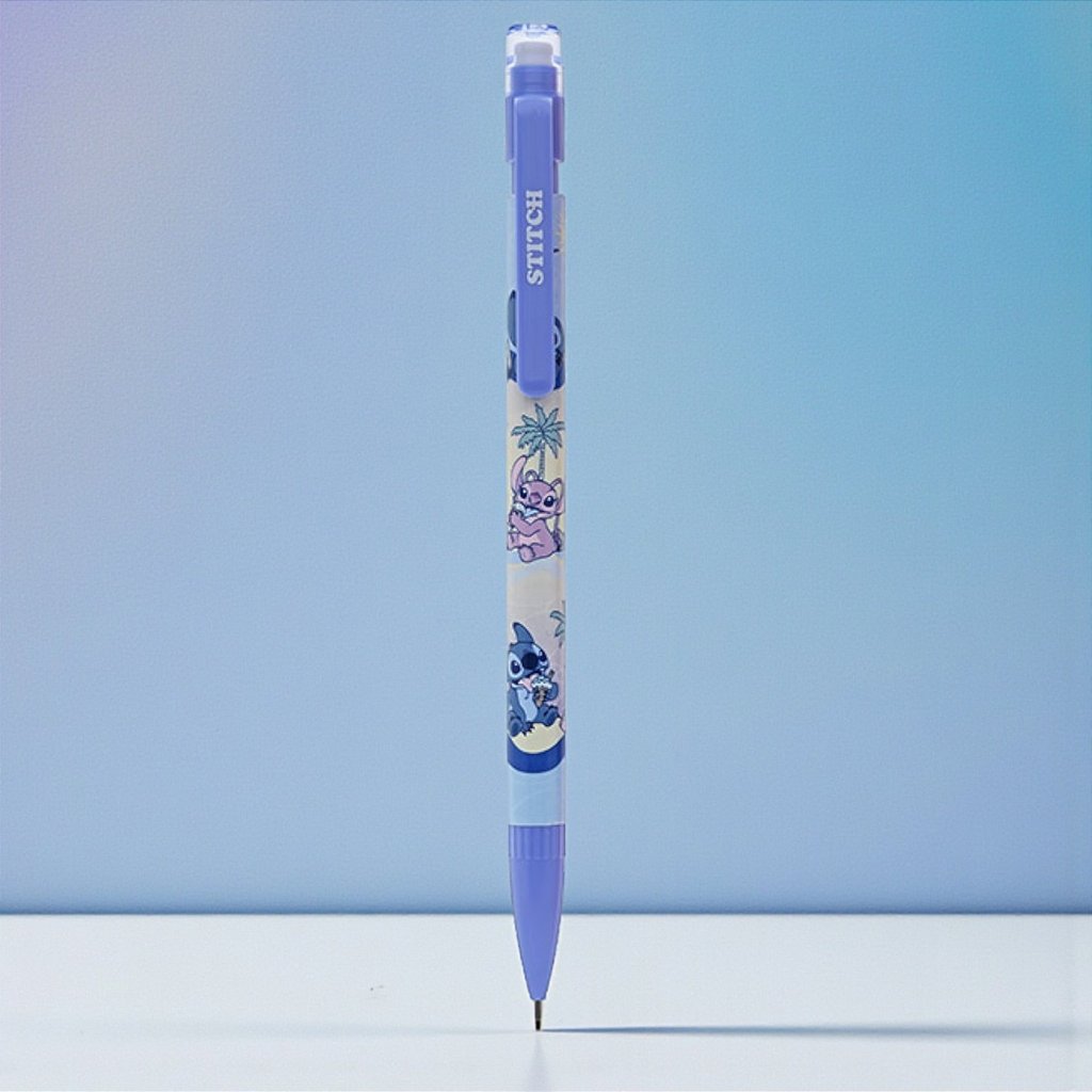 Lapiseira Stitch 0.7mm - Lilás e Azul - Disney Original - 1 unidade - Rizzo