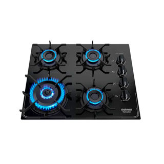 Cooktop a Gás Itatiaia Itamaster 4 Bocas Tripla Chama Preto Bivolt em Oferta na Shopee