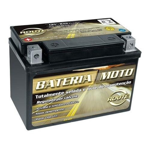 Bateria Shadow 600 Cbr 600 900 / Kansas 150 / Laser 150 / Burgaman 400   Route Ytx9-bs Selada