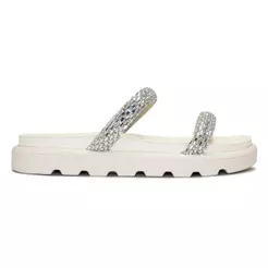 Chinelo Flat Vizzano Feminino Tira Pronta Strass Casual 6459.128