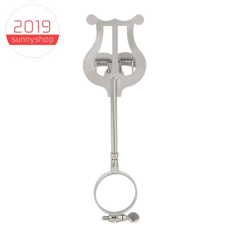 [Bestseller S] Clipe De Partituras Para Clarinete Prateado , Suporte Com Braçadeira , Instrumento Musical De Latão Lira 