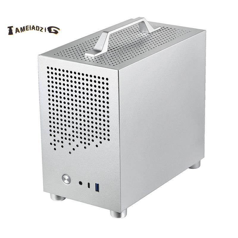 [Entrega Rápida T] Capa Para PC Micro-ITX SKTC A17 SGCC Suporte De Computador Mini