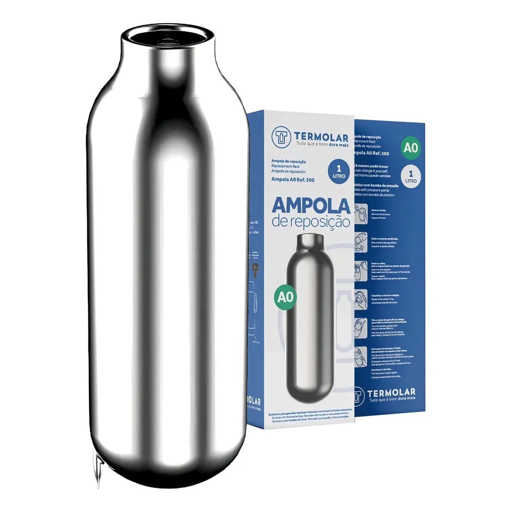 Ampola de Reposição para Garrafa Térmica Lúmina (Bomba)/Magic Pump 1L Termolar