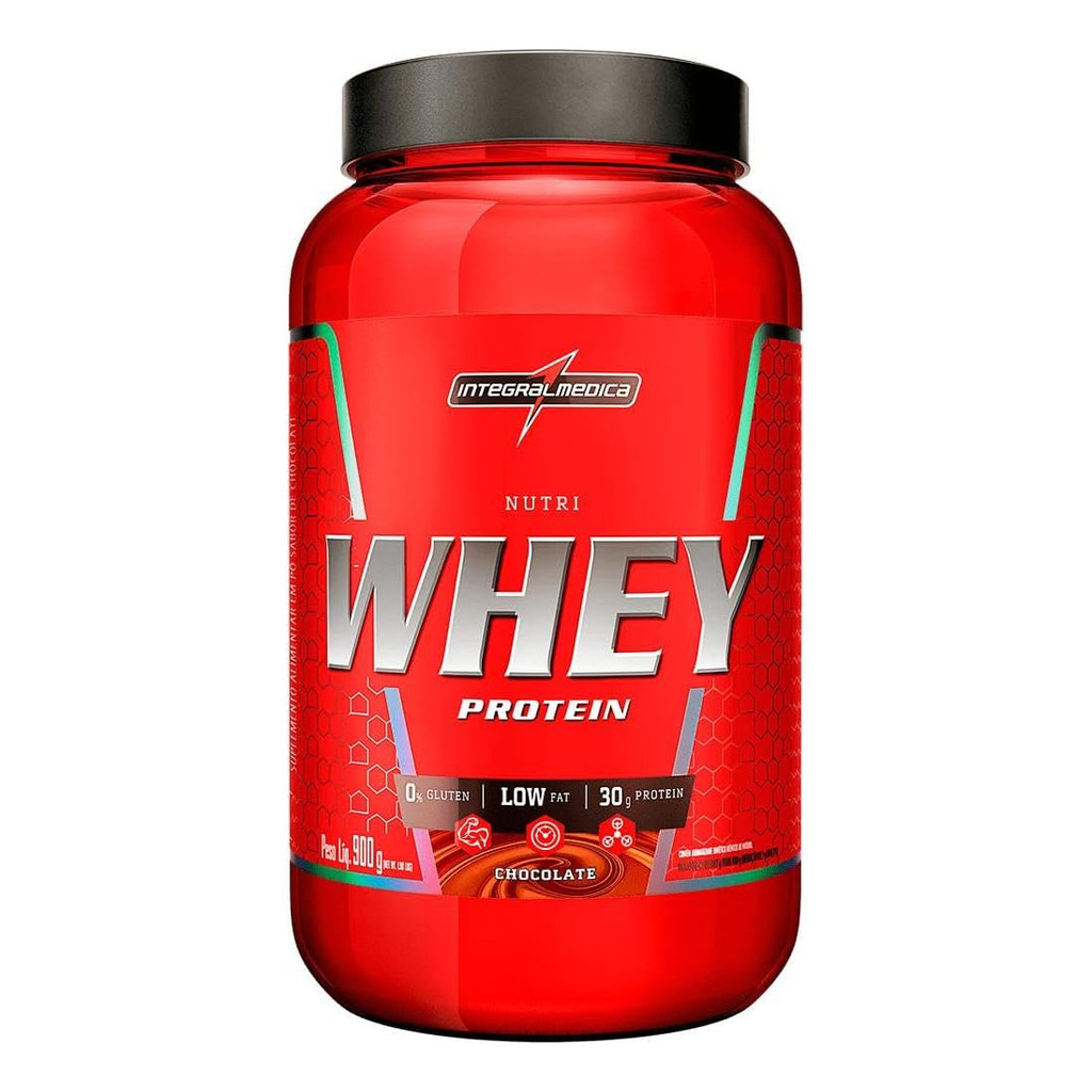 Nutri Whey Protein Chocolate Pote 900g Integralmédica
