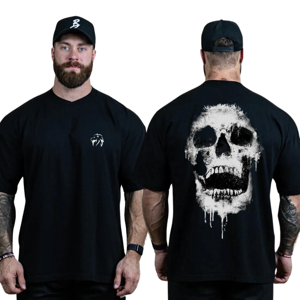 Camiseta Camisa Oversized Academia Moda Fit Estampado Style Linha Akurva Lançamento