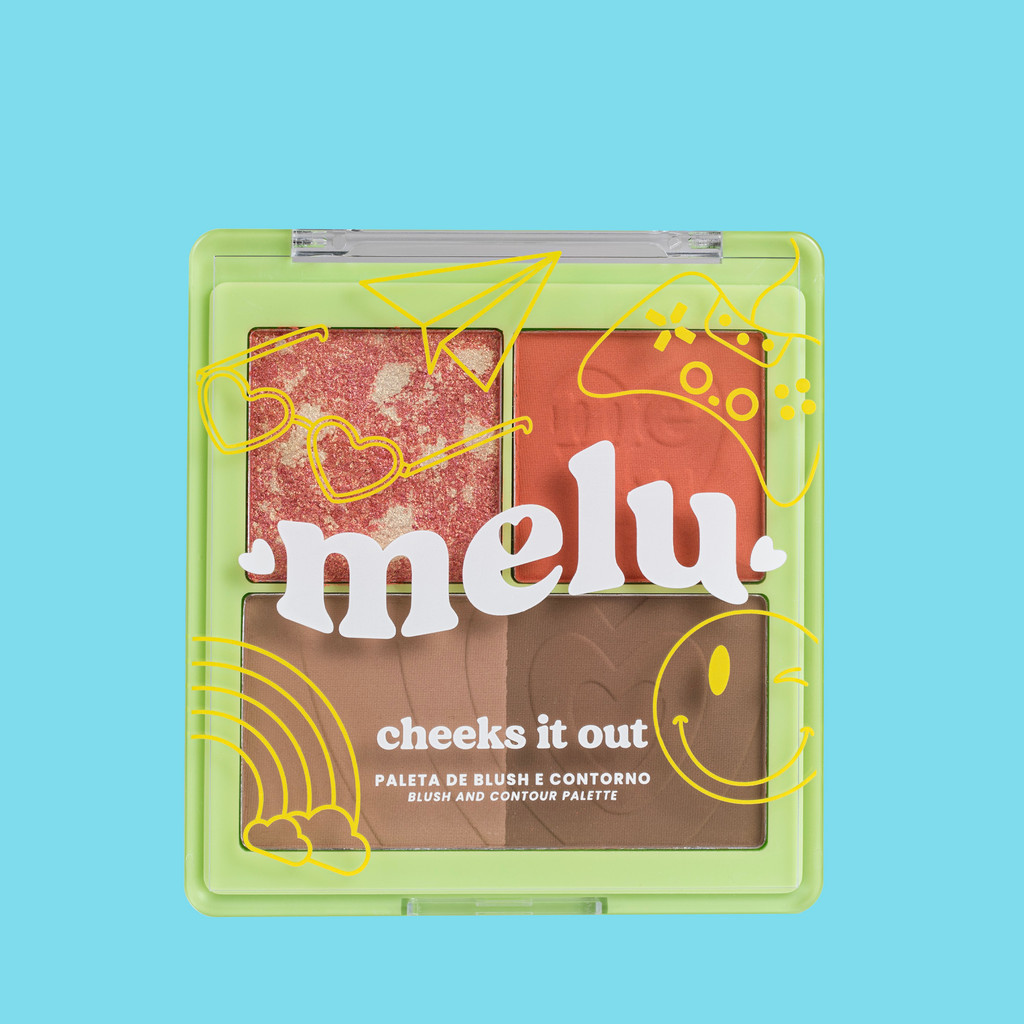 Paleta de Blush e Contorno Cheeks - RRM1005 - Melu