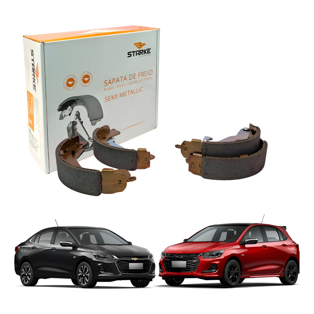 Sapata de Freio Onix Plus 1.0 Turbo Aspirado 2020 em diante Original Starke
