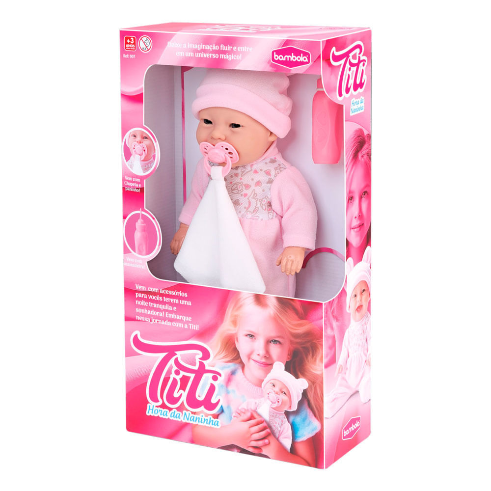 Boneca Titi Hora da Naninha Bambola