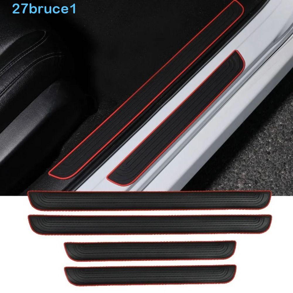 BRUCE1 Adesivos Para Soleira De Porta De Carro , Capas De Borracha À Prova D'água
