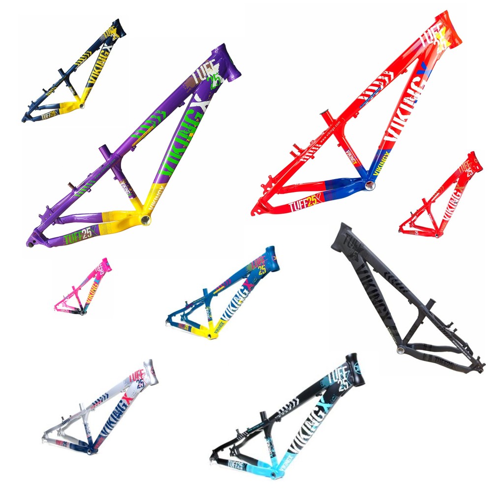 Quadro VikingX X25 Aro 26 Alumínio Dirt Jump Freeride Bike Leve Resistente