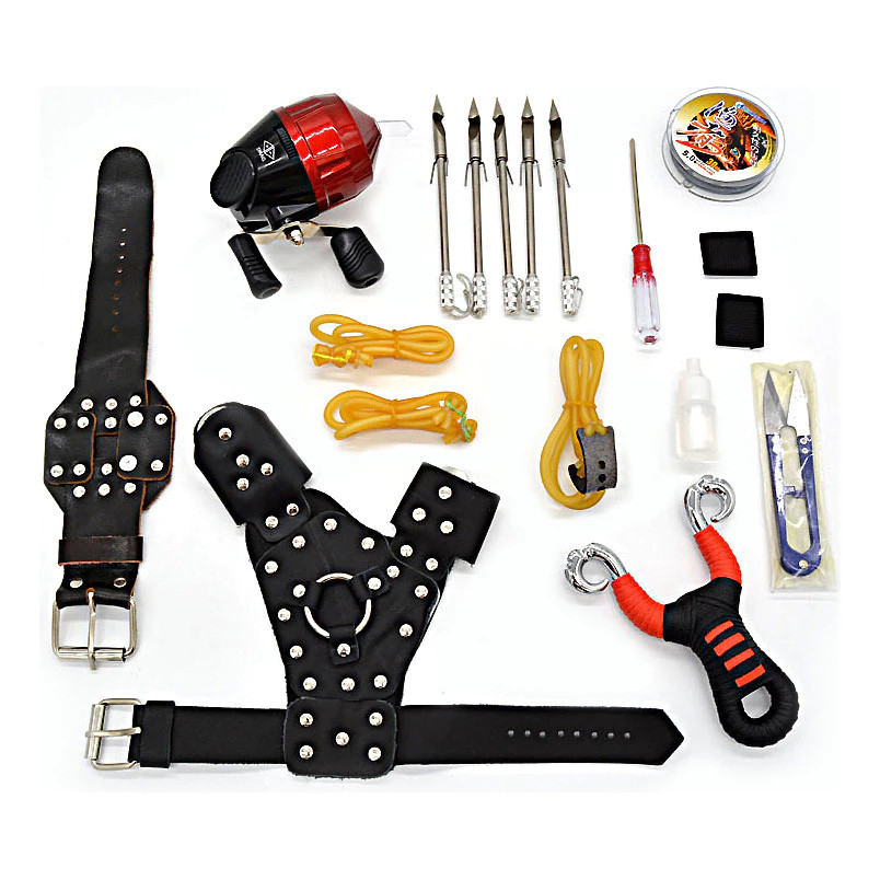 Kit com itens completo para Spincast Pesca de Estilingue com Molinete Carretel e Dardos Profissional para Pesca