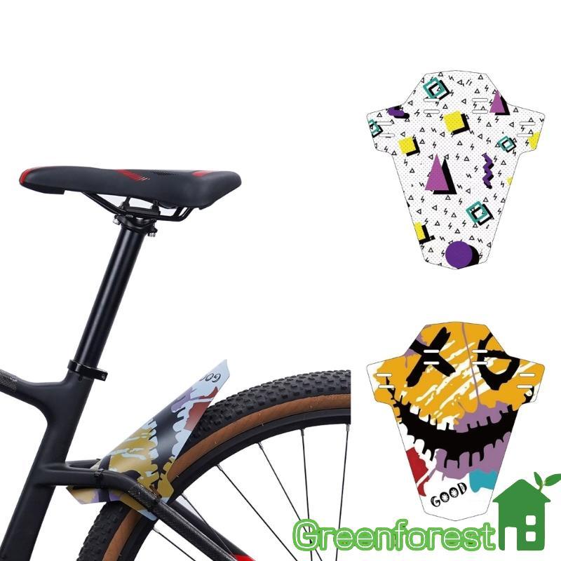 greenfor Conjunto Guarda-Lamas Para Bicicletas Reutilizáveis, Liberação Rápida, Protetores Lama Dianteiros E Tra
