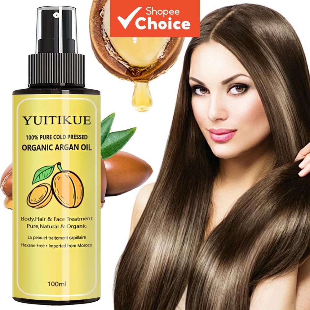 Corpo De Óleo De Argan Orgânico Puro Prensado A Frio , Natural E Adequado Para Cuidados Com Pele Os Cabelos , Sem Hexano
