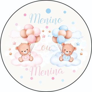 Capa Mini Painel 50x50 Personalizado para Decoração de Festa - CHA REVELACAO em Oferta na Shopee