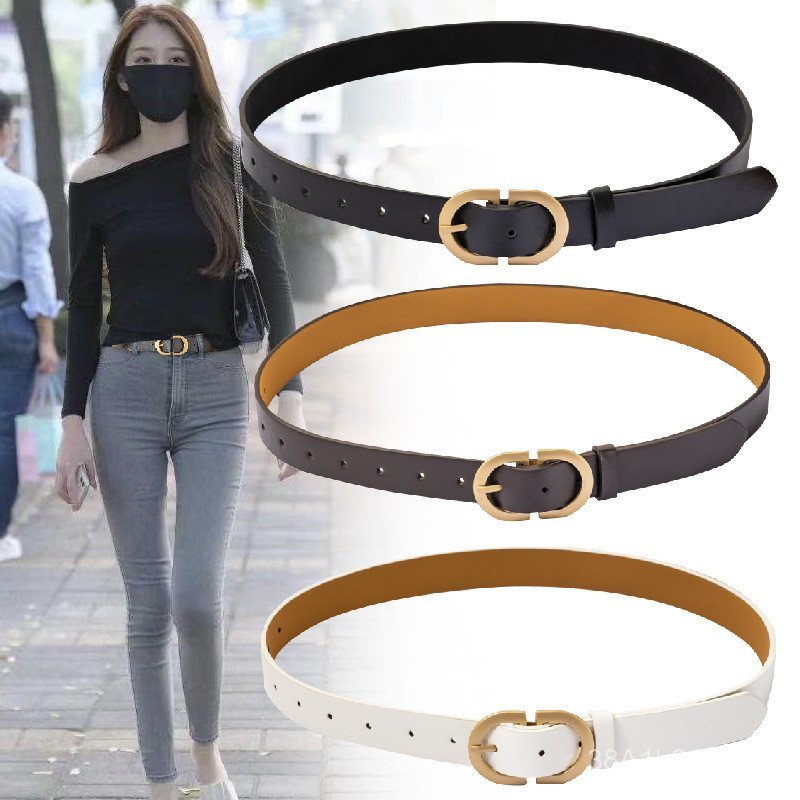 Cinto feminino largo com fivela decorativa para ternos, vestidos, camisas, jeans, cinto moderno estilo ins com fivela de