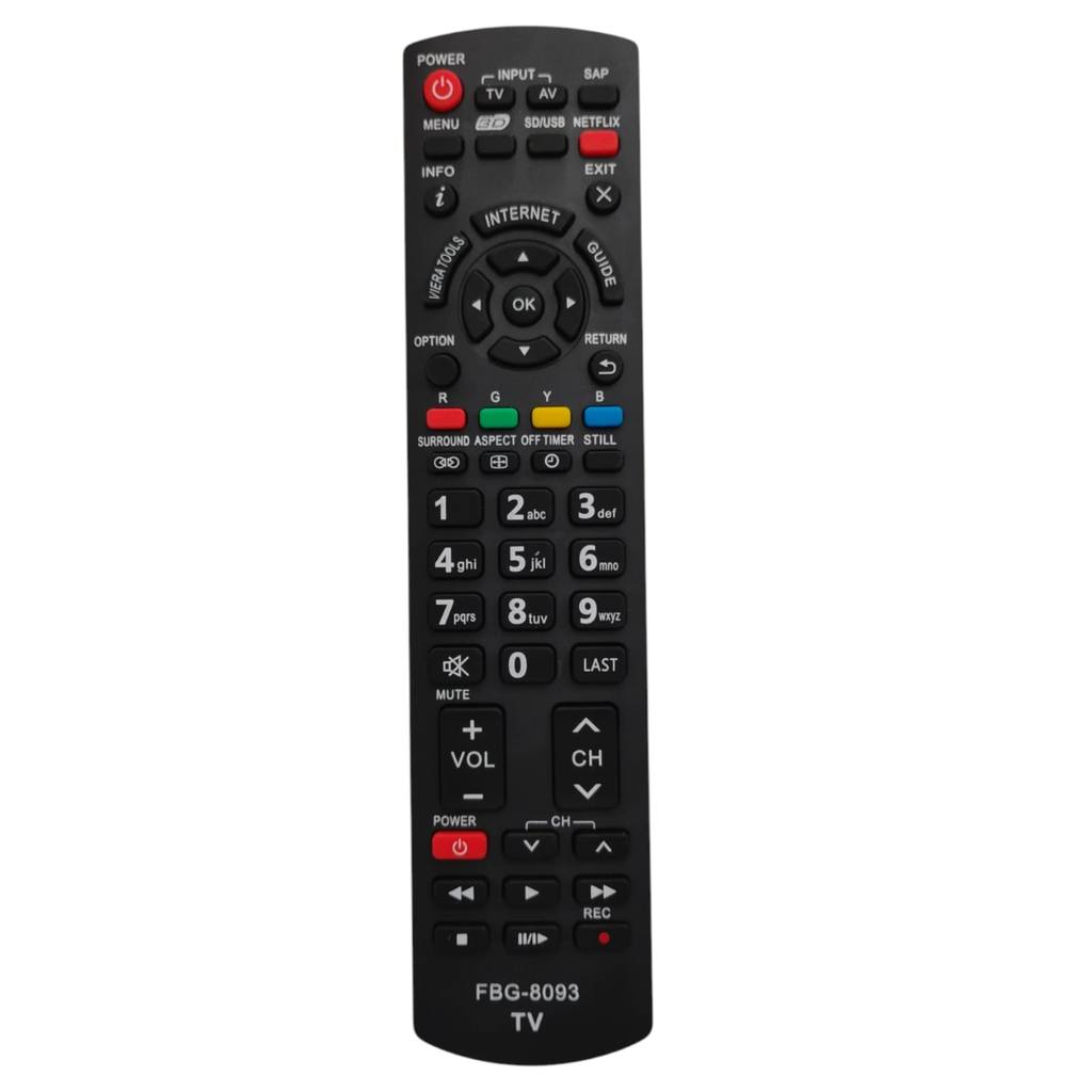 Controle Remoto Compativel Tv Panasonic LCD TC-L32C5B FBG-8093