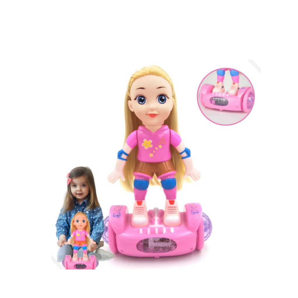 Boneca Safira Dançarina Overboard Grande Com Luzes e Musica