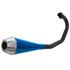 Escapamento Pro Tork Shot 8 Titan 150 Ks 2004 2005 2006 2007 2008 Curva Preta