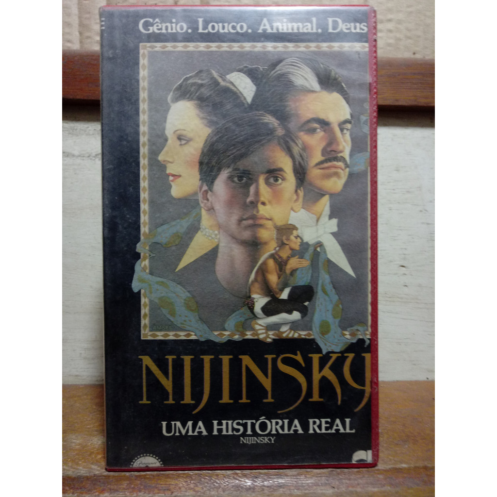 Vhs Nijinsky Um História Real - Alan Bates - George Dela Pena