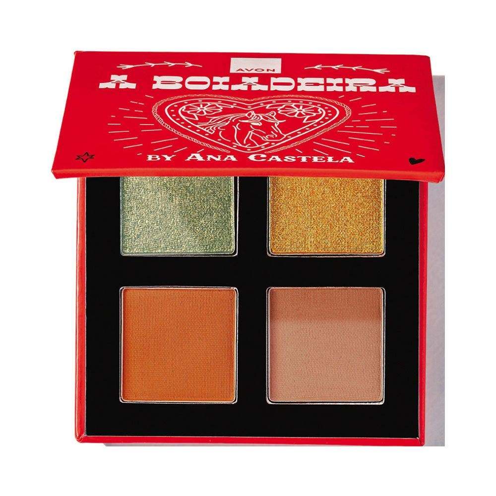 Paleta De Sombras Avon P/Olhos Matte E Brilhantes By Ana Castela