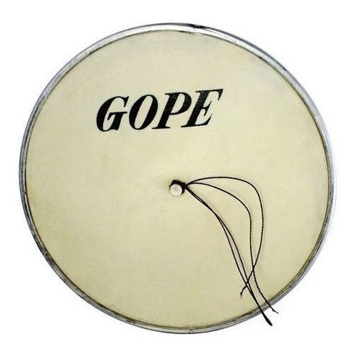 Pele Gope 10 Pol. Para Cuíca Couro Animal Com Vara Natural