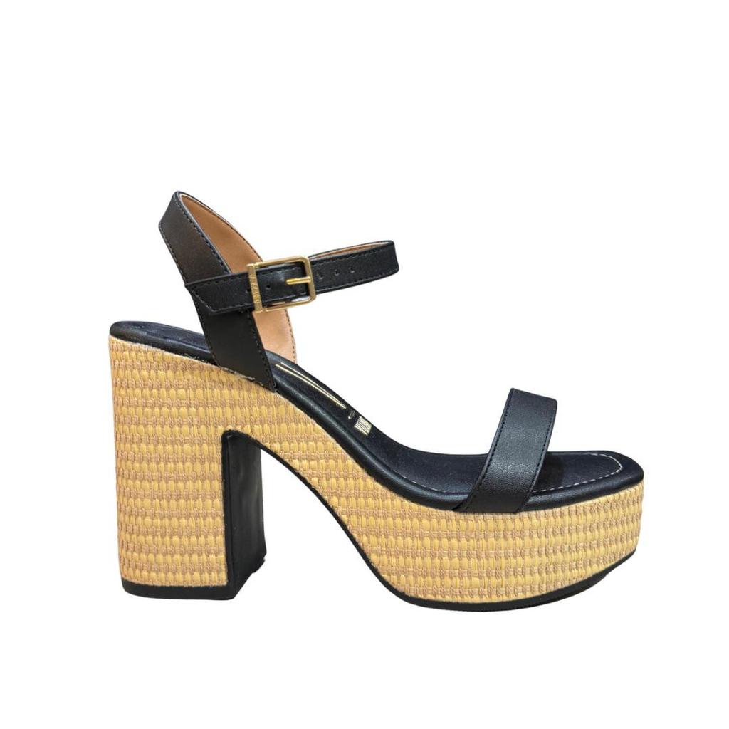 Sandália Vizzano Feminina 6541.100 Salto Alto 11cm Plataform