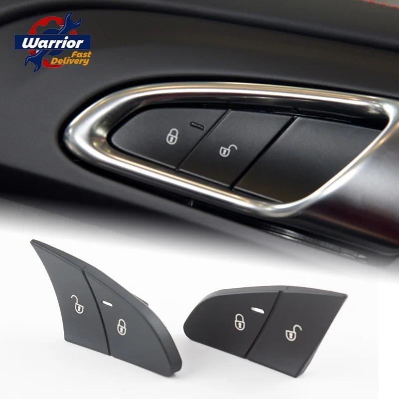 Um Par De Botão Interruptor De Fechadura Da Porta Do Carro Lado Motorista Controlador Anti-Roubo 7PP962107DIVI Para Pors