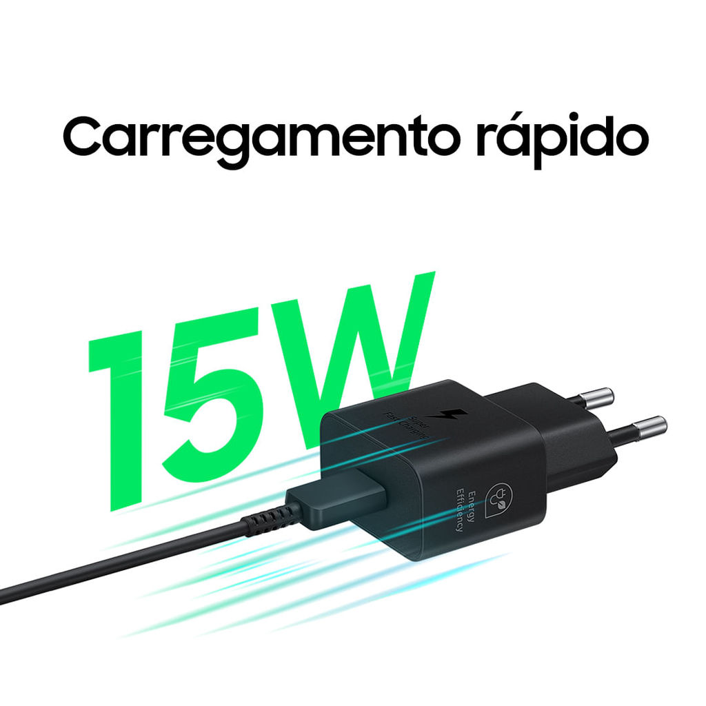 Detalhes do Carregador de Parede Fast Charging 15W (SEM CABO)