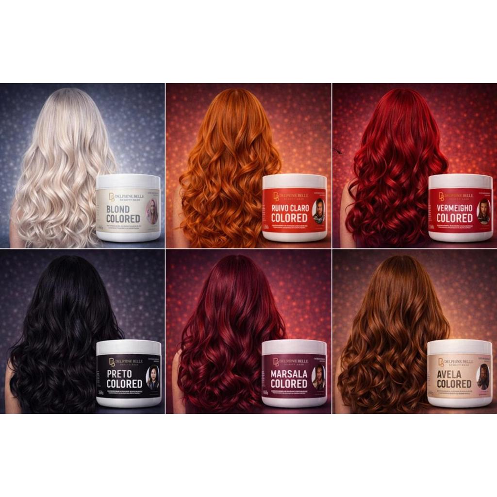 Tonalizante Delphine Belle Efeito 100% Natural Sem Química 300g Super Resultado Rende 3x Mais em Oferta na Shopee