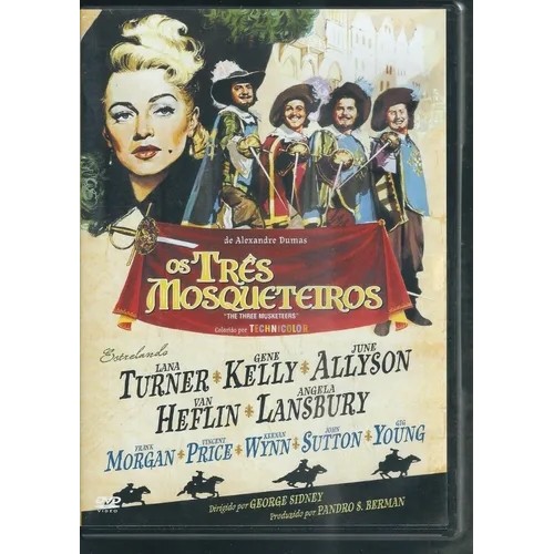DVD OS TRÊS MOSQUETEIROS editora George sidney