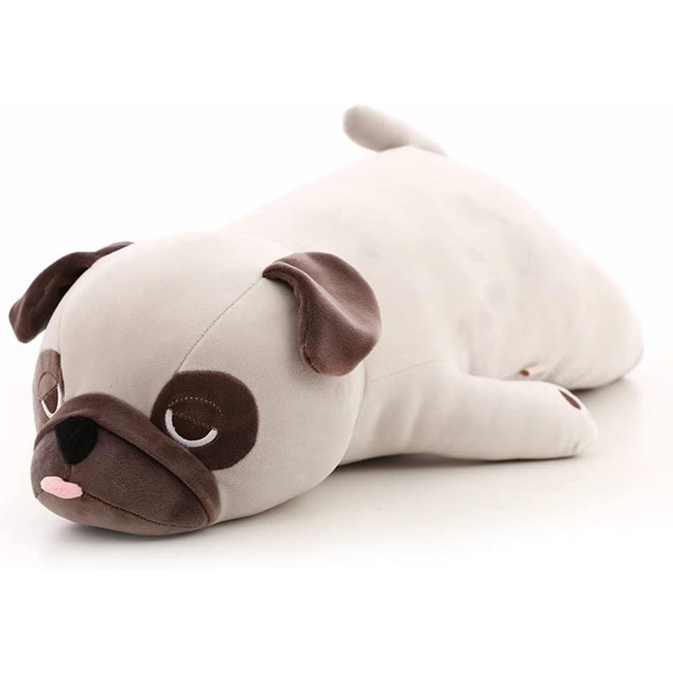 Bonito Animal De Pelúcia Pug Travesseiro Macio Fofinho Cão Plushie Brinquedo Presente Para Meninos Meninas Crianças Aman